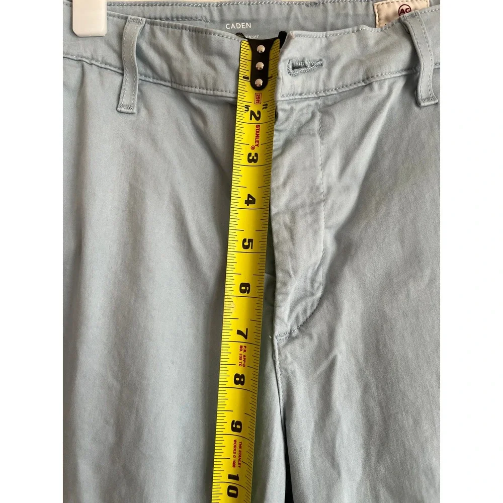 AG‎ Adriano Goldschmied Caden Tailored Trouser Light Blue Chino Mens 30 Prep